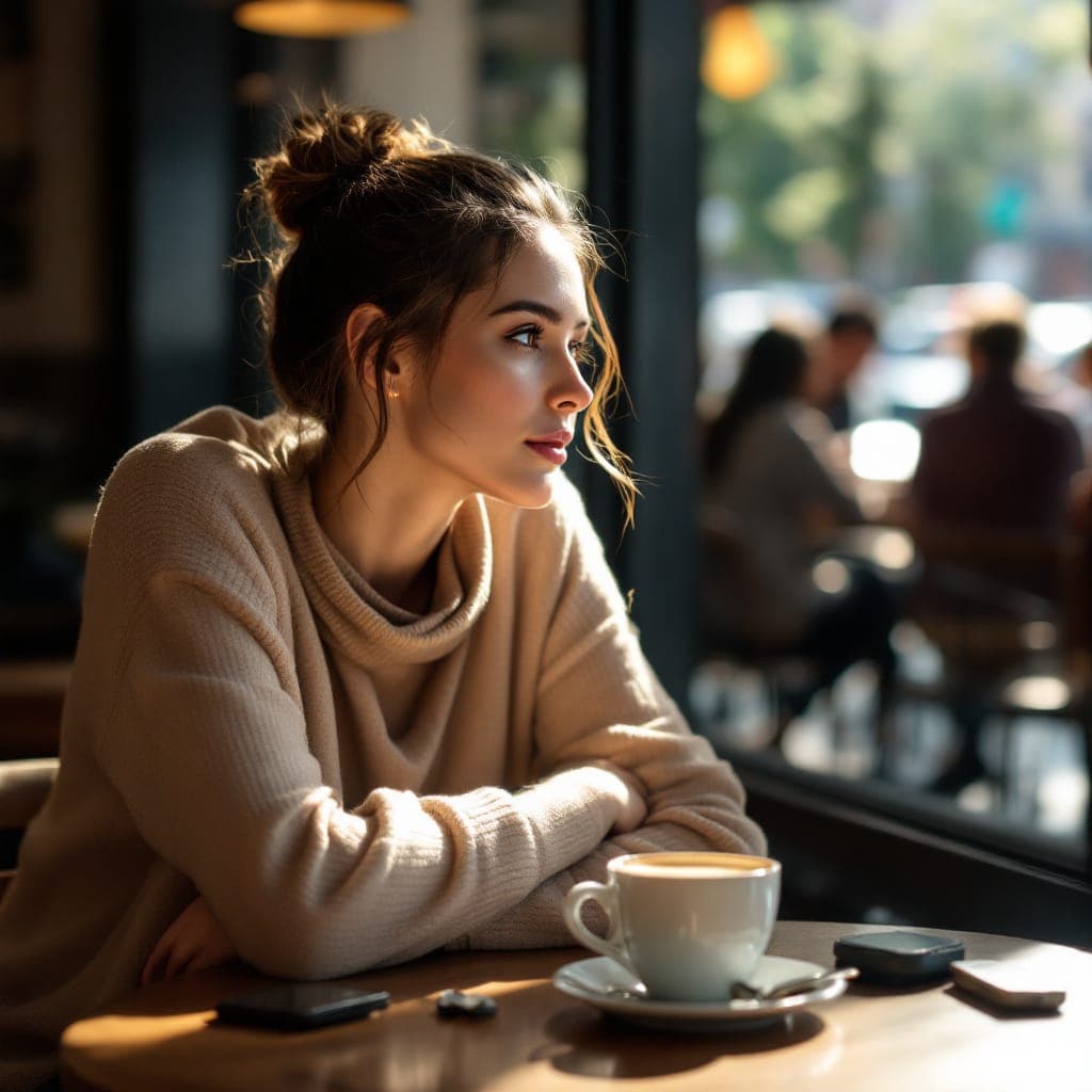 Портрет у кав'ярні